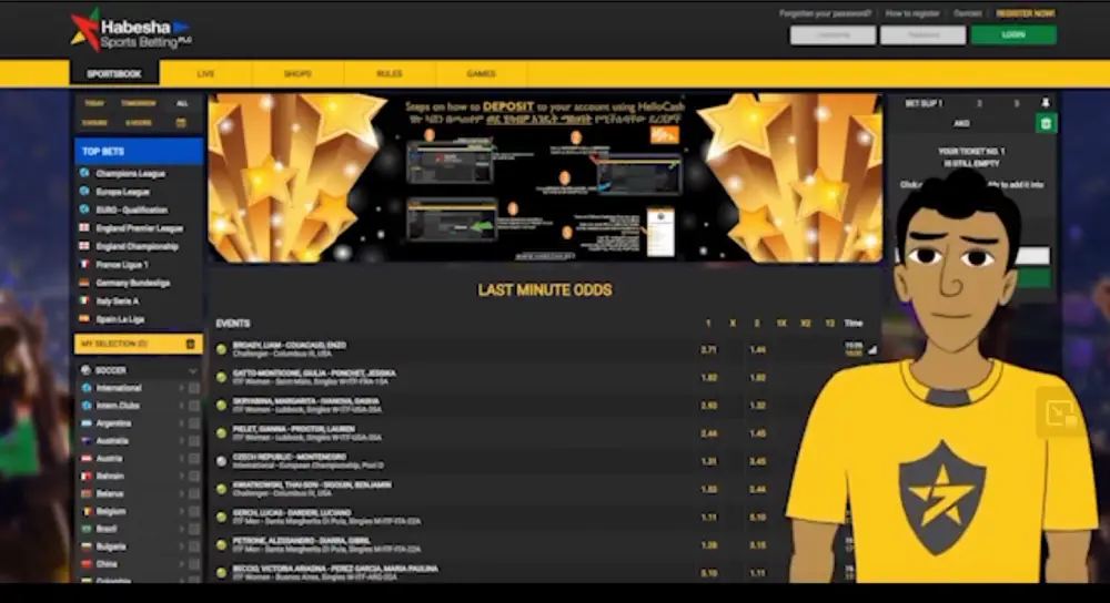 Official Website of Habesha Betting